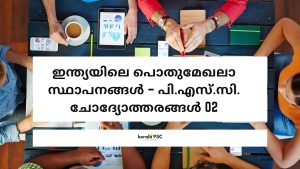 പൊതുമേഖലാ സ്ഥാപനങ്ങൾ